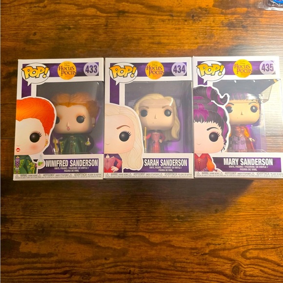 Funko Pop Hocus Pocus The Sanderson Sisters Trio #’s 433, 434 & 435 - Picture 1 of 6